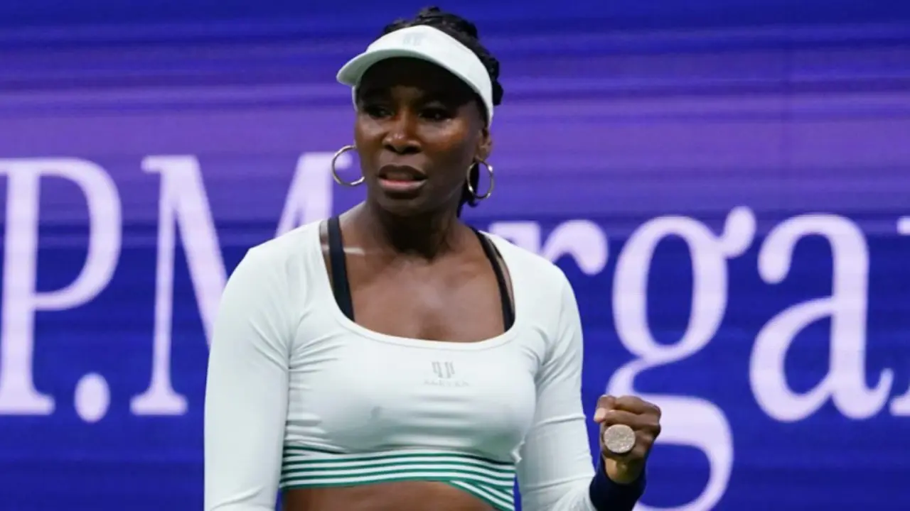 Venus Williams lost to Swiss teen Celine Naef in their first match following a hamstring injury in January